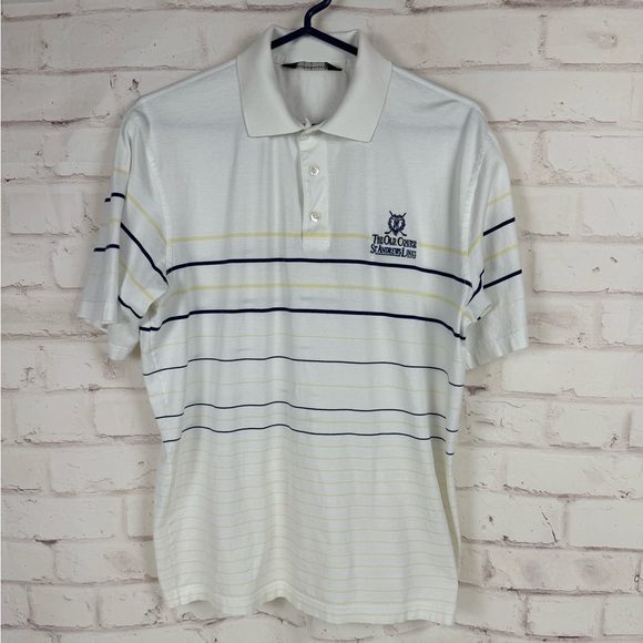 The Old Course St.Andrews Golf Links Polo Golf Shirt Size Medium - Picture 1 of 8
